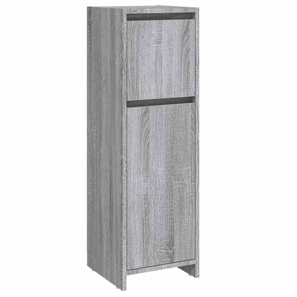 Vannitoakapp, hall Sonoma tamm, 30 × 30 × 95 cm, tehispuit