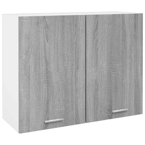 Rippuv kapp "Lyon", hall, Sonoma, 80 × 31 × 60 cm, töödeldud puit