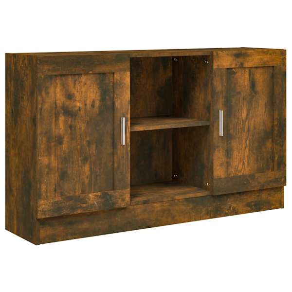 Puhvetkapp, suitsutatud tamm, 120 × 30,5 × 70 cm, tehispuit