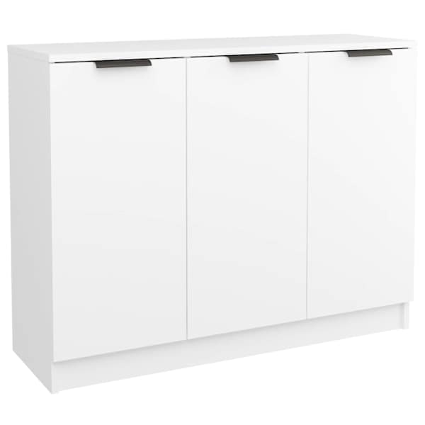 Puhvetkapp valge 90,5 × 30 × 70 cm, tehispuit