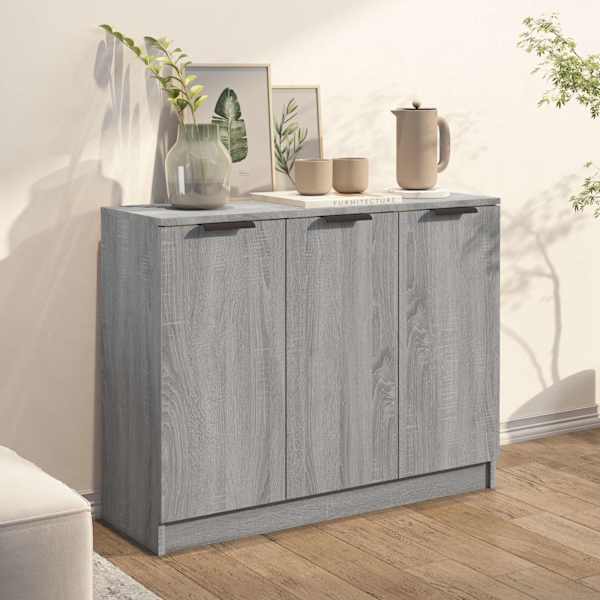 Puhvetkapp, hall Sonoma tamm, 90,5 × 30 × 70 cm tehispuit