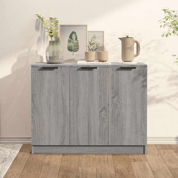 Puhvetkapp, hall Sonoma tamm, 90,5 × 30 × 70 cm tehispuit