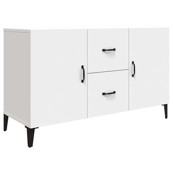 Puhvetkapp, valge, 100 × 36 × 60 cm, tehispuit