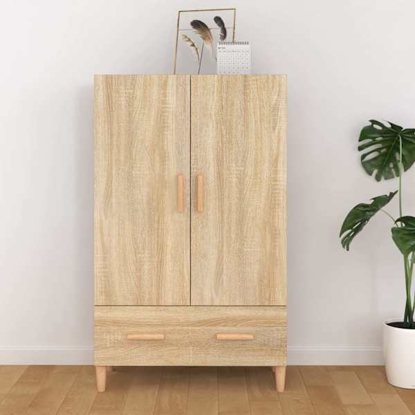 Kõrge kapp, Sonoma tamm, 70 × 31 × 115 cm, tehispuit