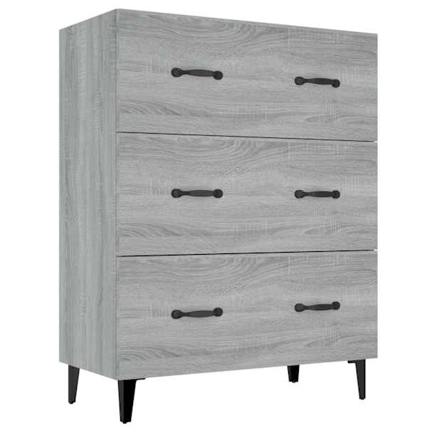 Puhvetkapp, hall, Sonoma tamm, 69,5 × 34 × 90 cm, tehispuit