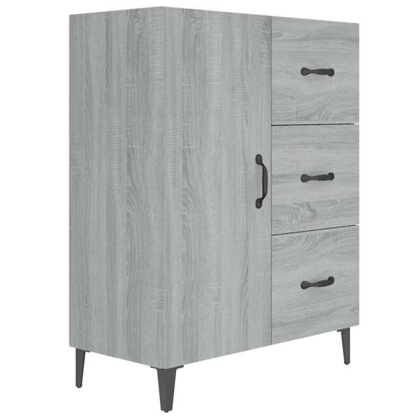 Puhvetkapp, hall, Sonoma tamm, 69,5 × 34 × 90 cm, tehispuit