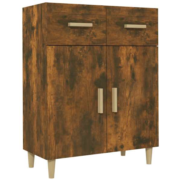 Puhvetkapp, suitsutatud tamm, 69,5 × 34 × 89 cm, tehispuit