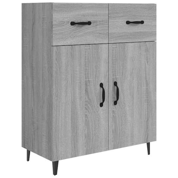 Puhvetkapp, hall, Sonoma tamm, 69,5 × 34 × 90 cm, tehispuit