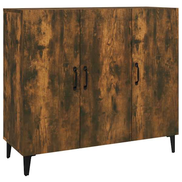 Puhvetkapp, suitsutatud tamm, 90 × 34 × 80 cm, tehispuit