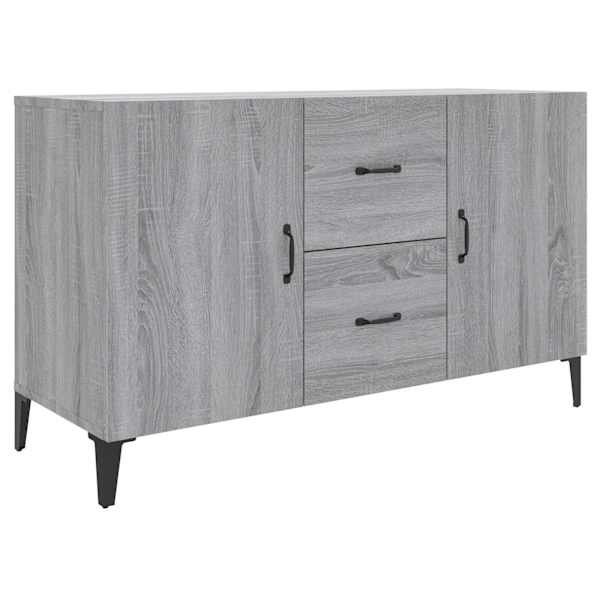 Puhvetkapp, hall Sonoma tamm, 100 × 36 × 60 cm, tehispuit