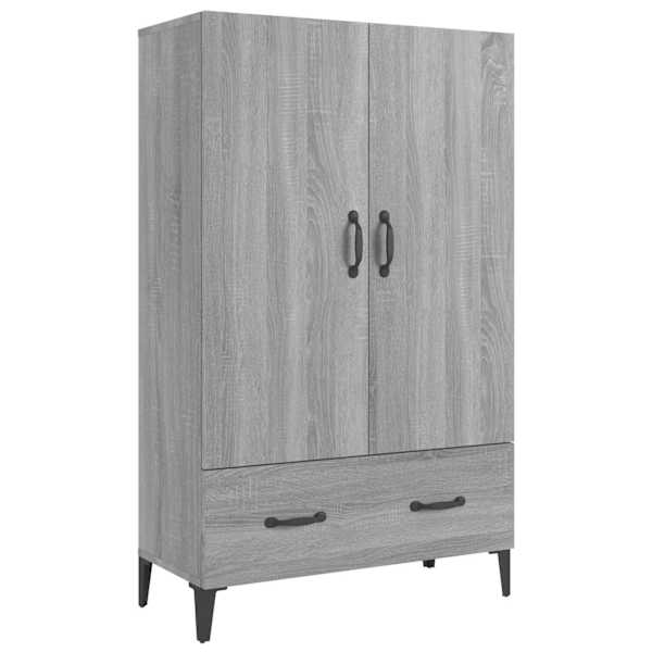 Kõrge kapp, hall Sonoma tamm, 70 × 31 × 115 cm, tehispuit