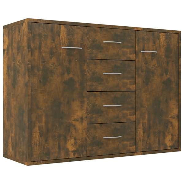 Puhvetkapp, suitsutatud tamm, 88 × 30 × 65 cm, tehispuit