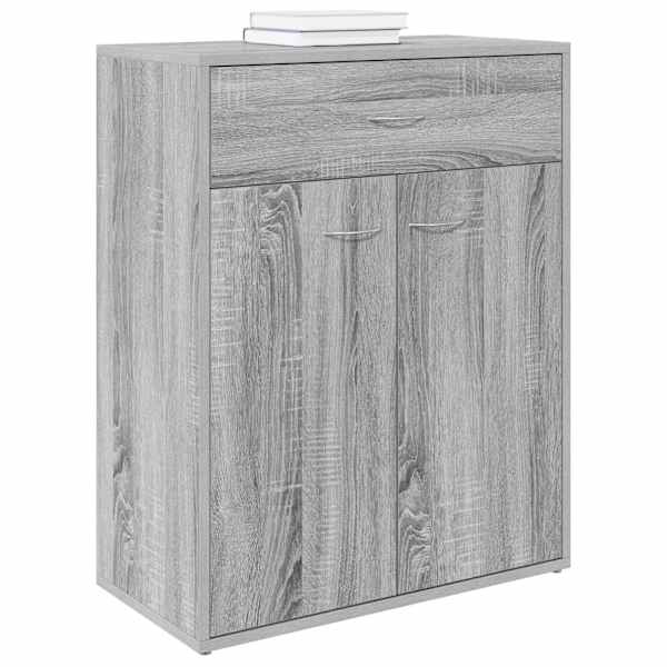 Puhvetkapp, hall Sonoma tamm, 60 × 30 × 75 cm, tehispuit