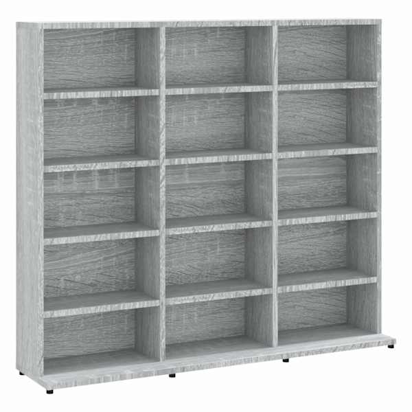CD-kapp, hall Sonoma tamm,100 × 23 × 89,5 cm, tehispuit