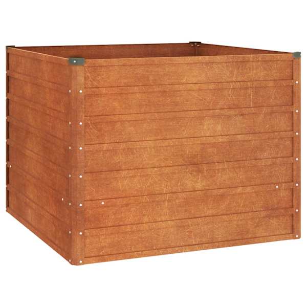 Taimekast 100 × 100 × 77 cm, corten-teras – roostekarva