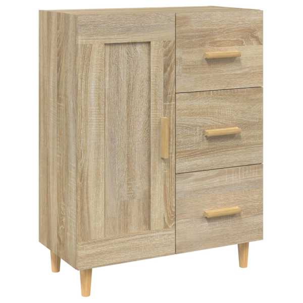 Puhvetkapp, Sonoma tamm, 69,5 × 34 × 90 cm, tehispuit