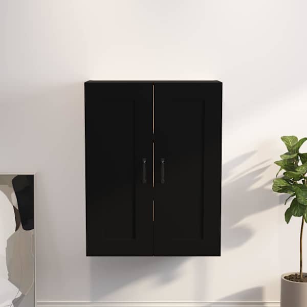 Seinakapp, must, 69,5 × 32,5 × 90 cm