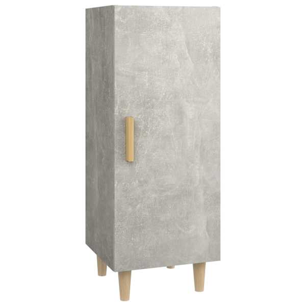 Puhvetkapp, betoonhall, 34,5 × 34 × 90 cm, tehispuit