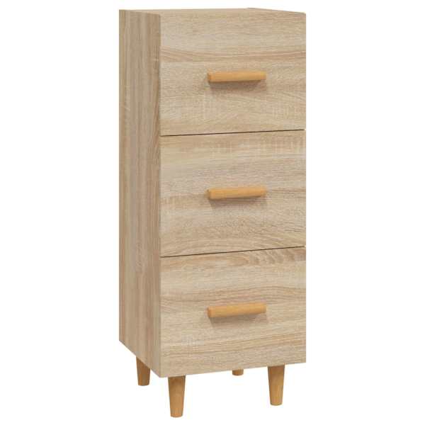 Puhvetkapp, Sonoma tamm, 34,5 × 34 × 90 cm tehispuit