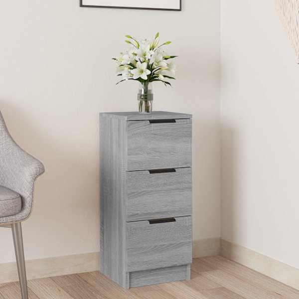 Puhvetkapp, hall Sonoma tamm, 30 × 30 × 70 cm, tehispuit