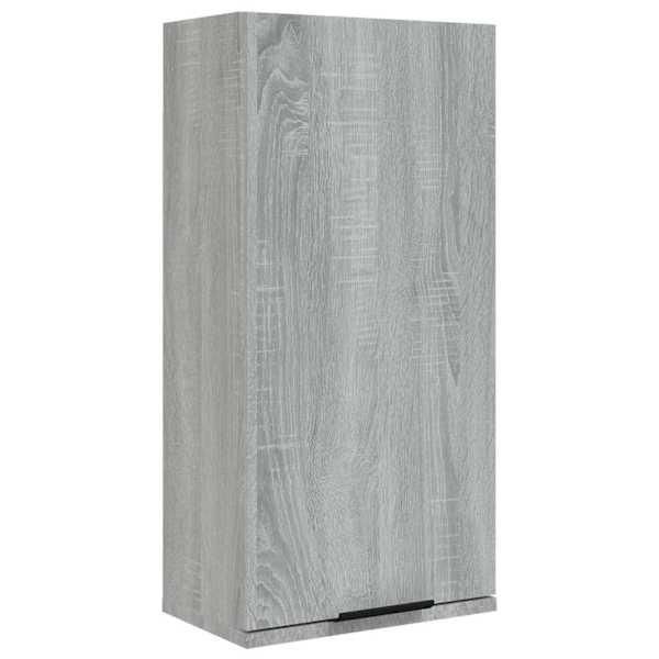 Seinale kinnitatav vannitoakapp, hall Sonoma tamm, 32 × 20 × 67 cm