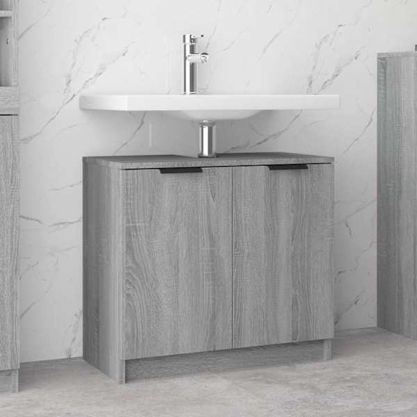 Vannitoakapp, hall Sonoma tamm, 64,5 × 33,5 × 59 cm, tehispuit