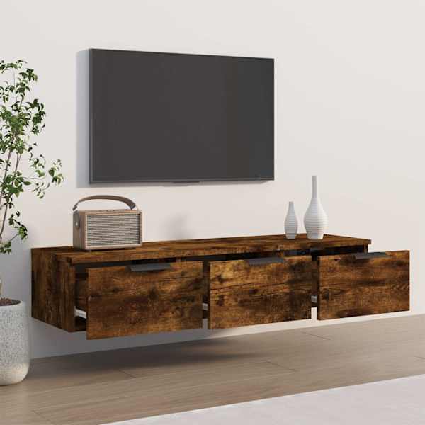 Seinakapp, suitsutatud tamm, 102 × 30 × 20 cm, tehispuit