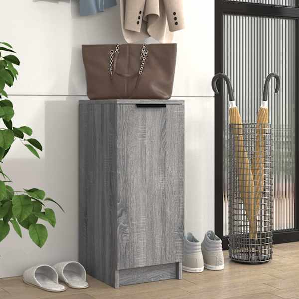 Jalatsikapp, hall Sonoma tamm, 30 × 35 × 70 cm, tehispuit