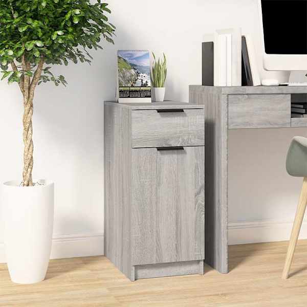Sahtlikapp, hall Sonoma tamm, 33,5 × 50 × 75 cm, tehispuit