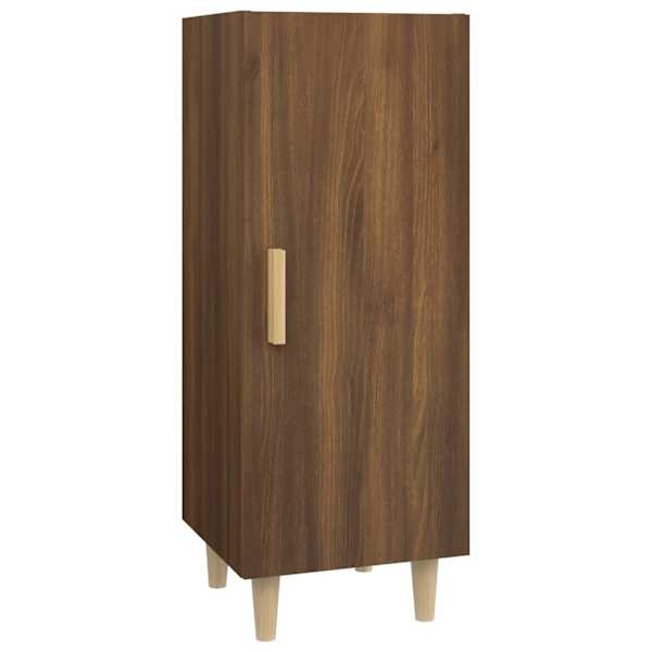 Puhvetkapp, pruun tamm, 34,5 × 34 × 90 cm, tehispuit