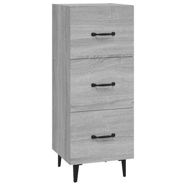 Puhvetkapp, hall Sonoma tamm, 34,5 × 34 × 90 cm, tehispuit