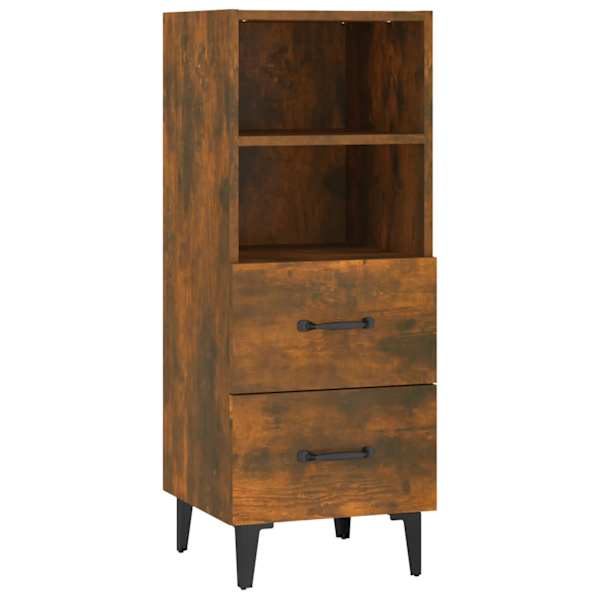 Puhvetkapp, suitsutatud tamm, 34,5 × 34 × 90 cm, tehispuit
