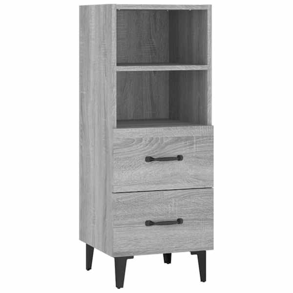 Puhvetkapp, hall Sonoma tamm, 34,5 × 34 × 90 cm, tehispuit