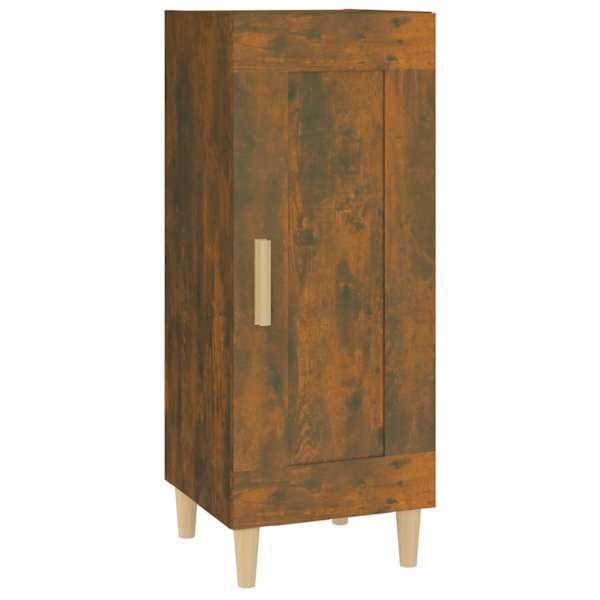 Puhvetkapp, suitsutatud tamm, 34,5 × 34 × 90 cm, tehispuit