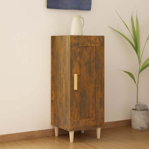 Puhvetkapp, suitsutatud tamm, 34,5 × 34 × 90 cm, tehispuit