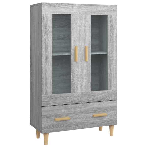 Kõrge kapp, hall Sonoma tamm, 70 × 31 × 115 cm, tehispuit
