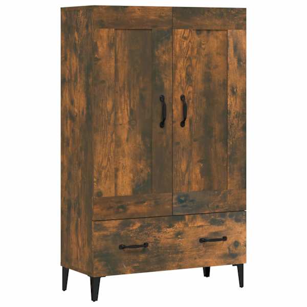 Kõrge kapp, suitsutatud tamm, 70 × 31 × 115 cm, tehispuit