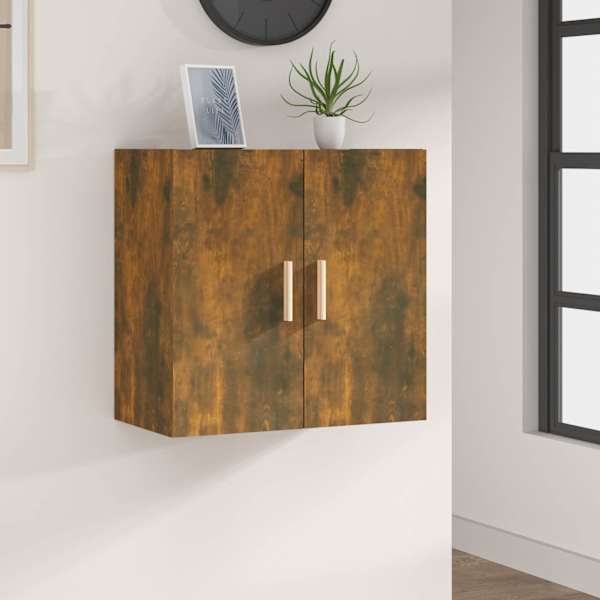 Seinakapp, suitsutatud tamm, 60 × 30 × 60 cm, tehispuit