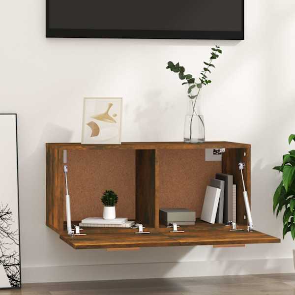 Seinakapp,suitsutatud tamm, 80 × 35 × 36,5 cm, tehispuit