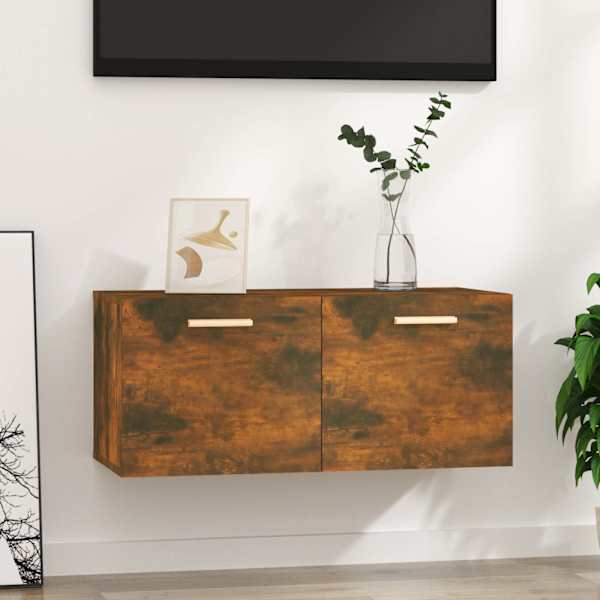 Seinakapp,suitsutatud tamm, 80 × 35 × 36,5 cm, tehispuit