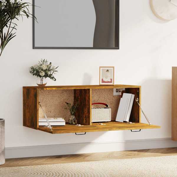 Teleri seinakapp, suitsutatud tamm, 100 × 36,5 × 35 cm, tehispuit