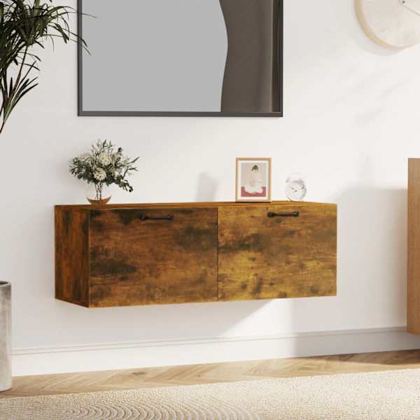 Teleri seinakapp, suitsutatud tamm, 100 × 36,5 × 35 cm, tehispuit