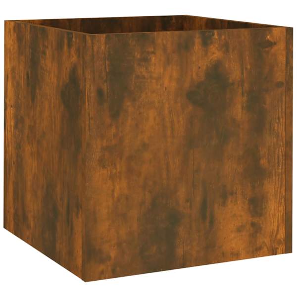 Taimekast 40 × 40 × 40 cm, tehispuit – suitsutatud tamm