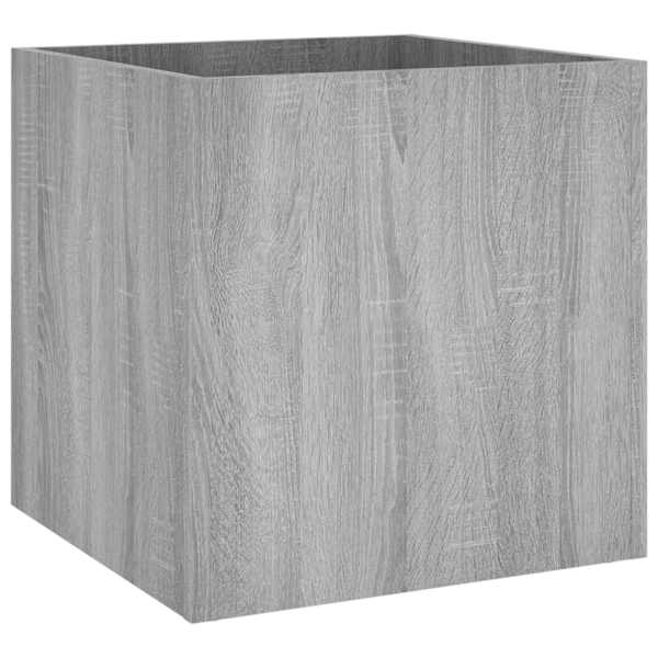 Taimekast 40 × 40 × 40 cm, tehispuit – hall sonoma