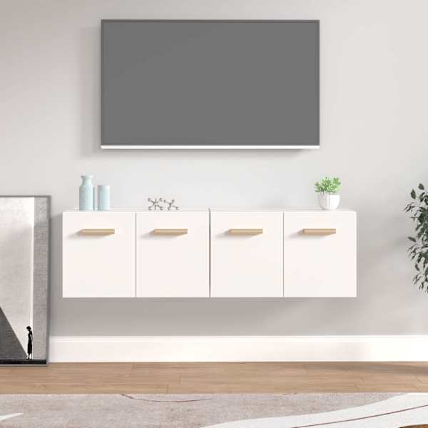 Seinakapid, 2 tk, valge, 60 × 36,5 × 35 cm, tehispuit