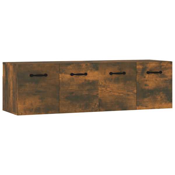Seinakapp, 2 tk, suitsutatud tamm, 80 × 35 × 36,5 cm, tehispuit