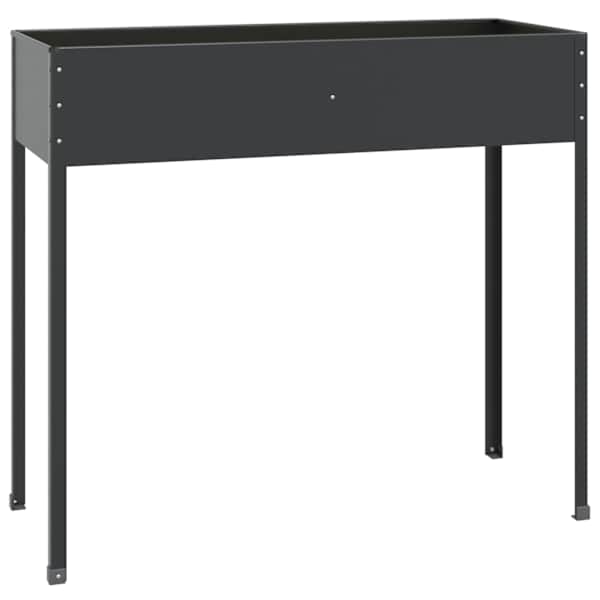Taimekast 100,5 × 40,5 × 90 cm, tsingitud teras – antratsiithall