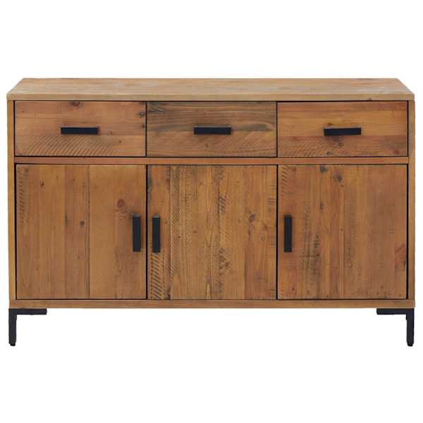 Puhvetkapp, pruun, 110 × 35 × 70 cm, männipuit