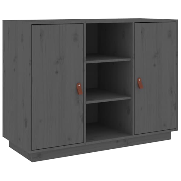 Puhvetkapp, hall, 100 × 40 × 75 cm, täismännipuit