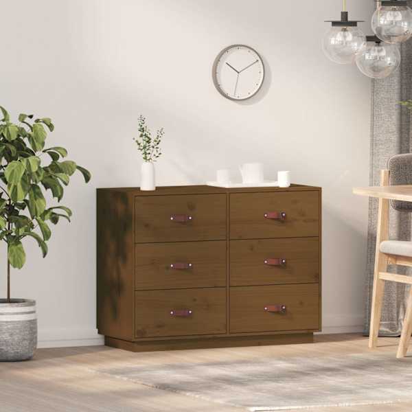Puhvetkapp, meepruun, 100 × 40 × 75cm, täismännipuit